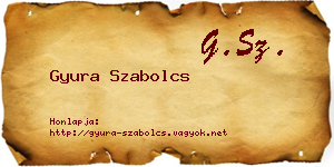 Gyura Szabolcs névjegykártya